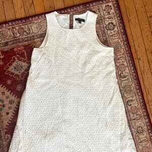 Lacy white dress, size 8